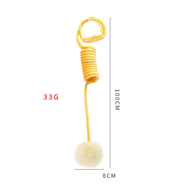 Cat Toy Self-Hi Sucker Spring Rabbit Hair Ball Interactive Play Pet Supplies Interactive Toys - Image 7