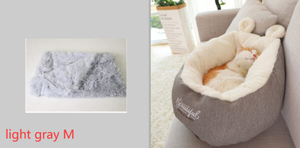 Pet Dog Bed Warming Soft Sleeping Bag Cushion Puppy Kennel - Image 10