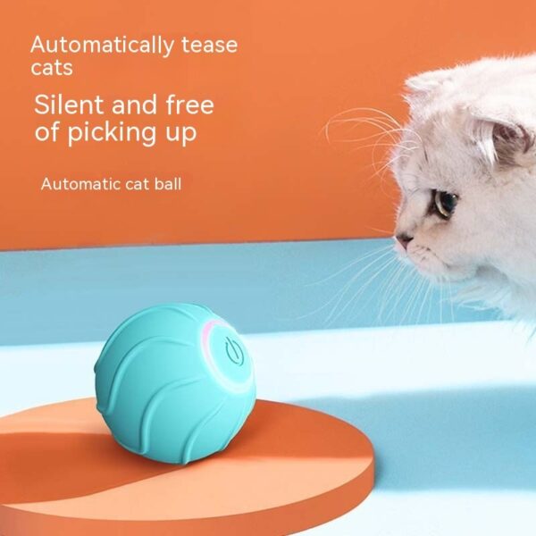 Smart Cat Toys Rolling Ball Pet Cat Owner Interactive Pets Toys Automatic Bouncing Ball USB Self Hi Teasing Kittens Jumping Ball - Image 7