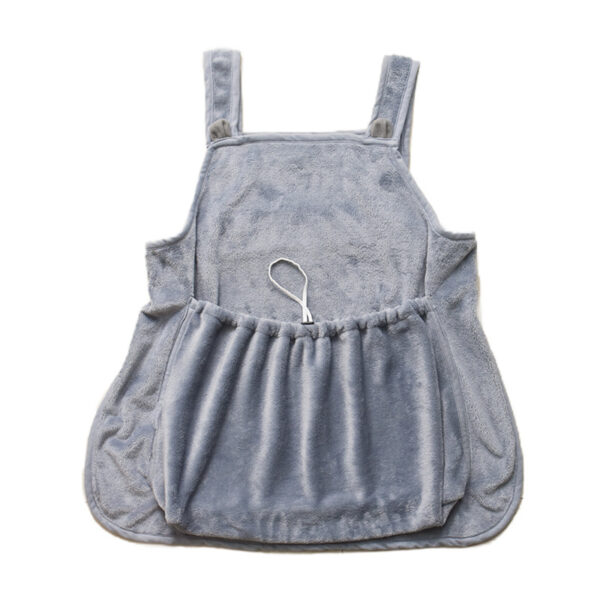 Touch The Cat Clothes Pets Apron Non-stick Anti-grab Soft Plush Camisole Pinafore For Pets - Image 7