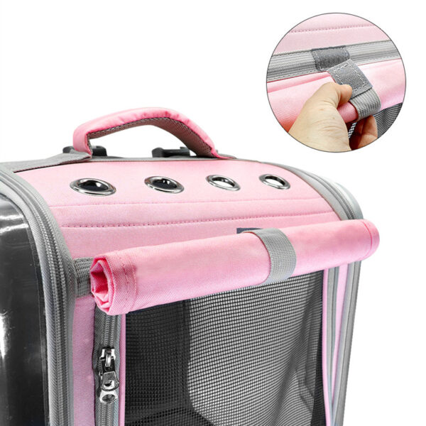 Pet Cat Carrier Backpack Breathable Cat Travel Outdoor Shoulder Bag For Small Dogs Cats Portable Packaging Carrying Pet Supplies - Image 7