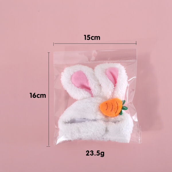 Plush Cartoon Cat Dog Rabbit Ears Cute Easter Decoration Hat Head Cover Pets Products - Image 5