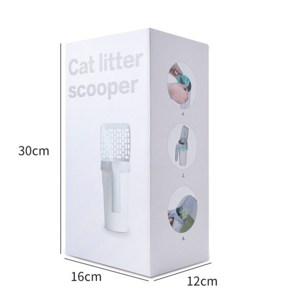 Plastic Cat Litter Scoop Pet Care Sand Waste Scooper Shovel Hollow Cleaning Tool - Image 4