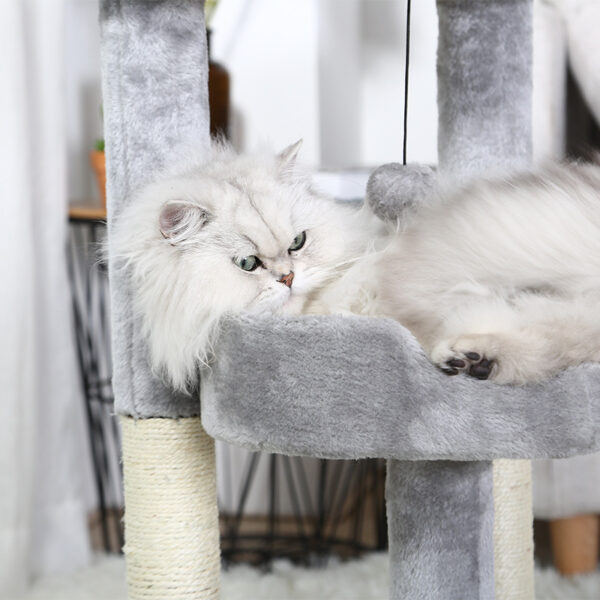 Cat Litter, Cat Tree, All-season General Purpose, Sisal Grinding Claw Toy, Cat Supplies - Image 3