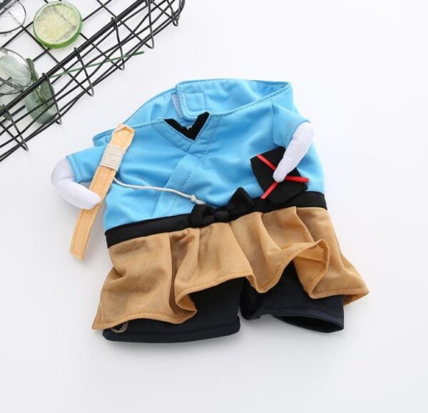 Funny Cat Costume Uniform Suit Cat Clothes Costume Puppy Clothes Dress Up Costume Party Clothing For Cat Cosplay Clothes - Image 2