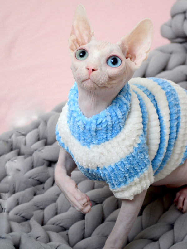 Hairless Cat Winter Thicken Warm Cotton Sweater - Image 3