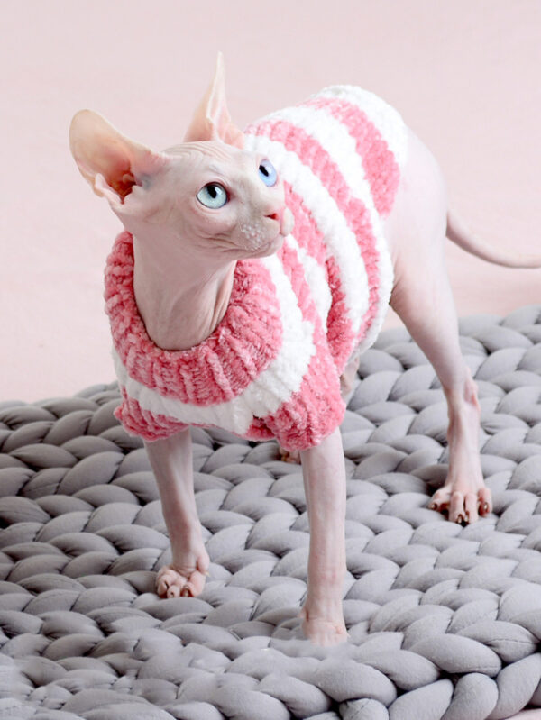 Hairless Cat Winter Thicken Warm Cotton Sweater - Image 5