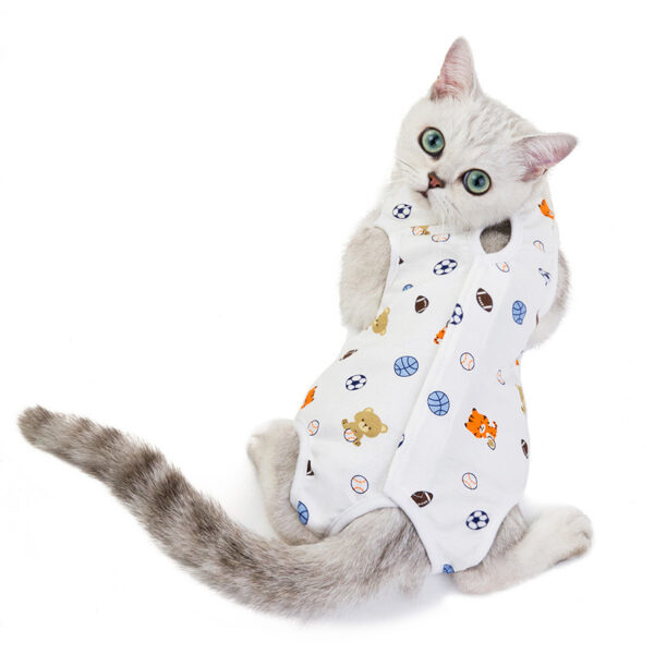 Cat Clothes Spring And Summer Thin Female Cat Clothes Anti-Licking Clothes Cat Clothes Summer Clothes - Image 2