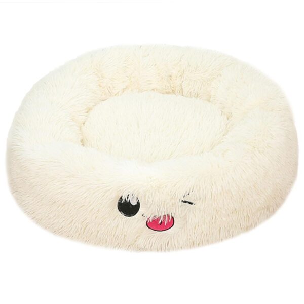 Dog Beds For Small Dogs Round Plush Cat Litter Kennel Pet Nest Mat Puppy Beds - Image 8