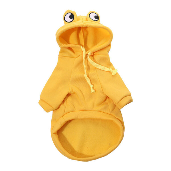 Soft Warm Cat Clothes For Small Dogs Cats Funny Halloween Cosplay Frog Costume Kitten Creative Sweatshirts Pet Autumn Hoodies - Image 10