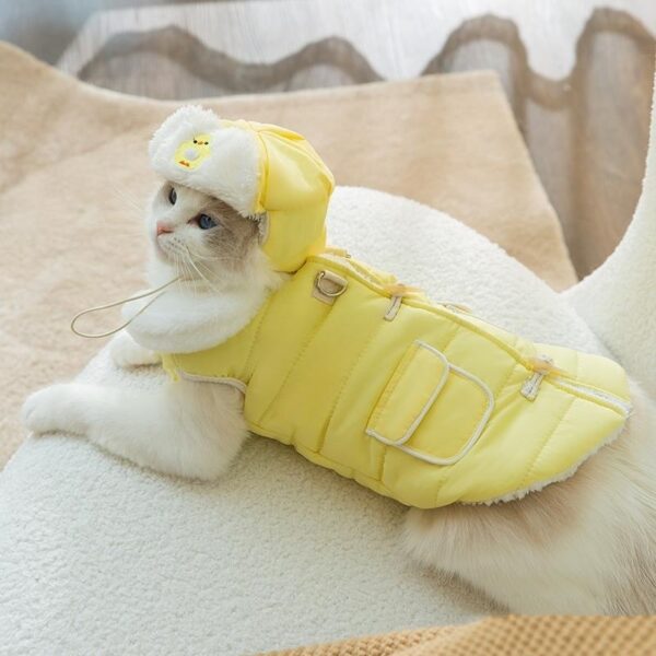 Cat Clothes Autumn And Winter Clothes Thickened Cotton-padded Clothes Anti-lint - Image 9