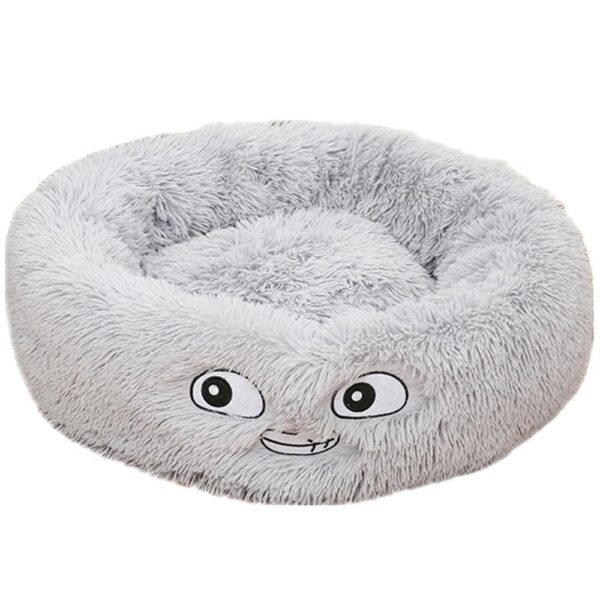 Dog Beds For Small Dogs Round Plush Cat Litter Kennel Pet Nest Mat Puppy Beds - Image 3