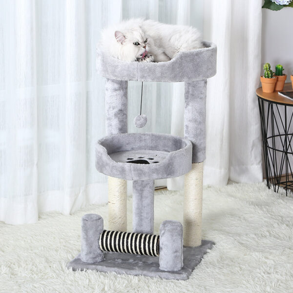 Cat Litter, Cat Tree, All-season General Purpose, Sisal Grinding Claw Toy, Cat Supplies - Image 2