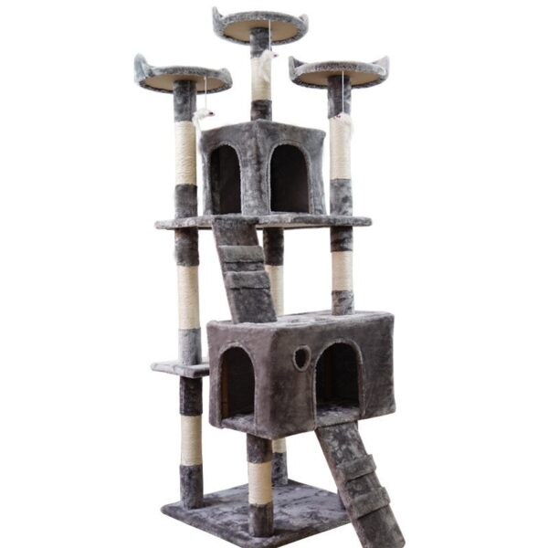 Large Cat Tree Cat Climbing Frame Integrated Jumping Platform Sisal Column - Image 5