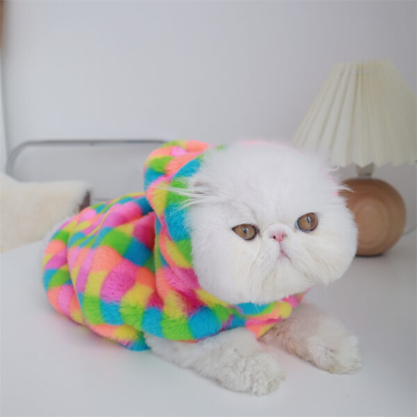 Thick Warm Rabbit Fur Vest Cat Clothes - Image 3