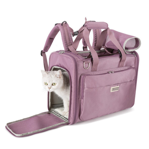 Pet Puppy Cat Breathable Shoulder Handbag - Image 8