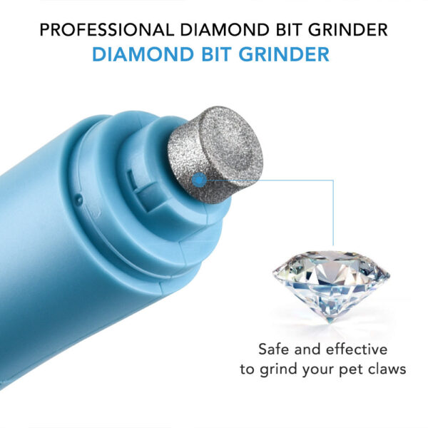 Pet Nail Grinder Electric Nail Polisher For Pet Dog Claw Trimmer Pet Nail Cutter Pet Trimmer Pet Clippers Pet Electric Grooming Toll Pet Nail Trimmer Pet Supplies - Image 7