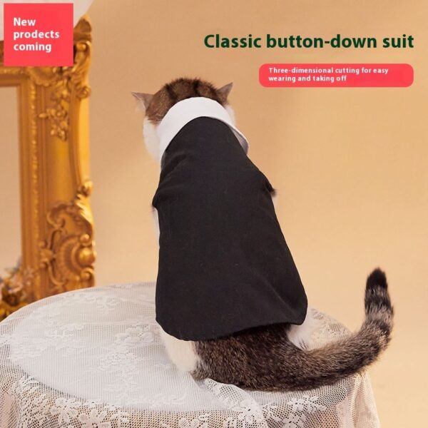 Dog Cat Two Feet Classic Button Jacket - Image 5