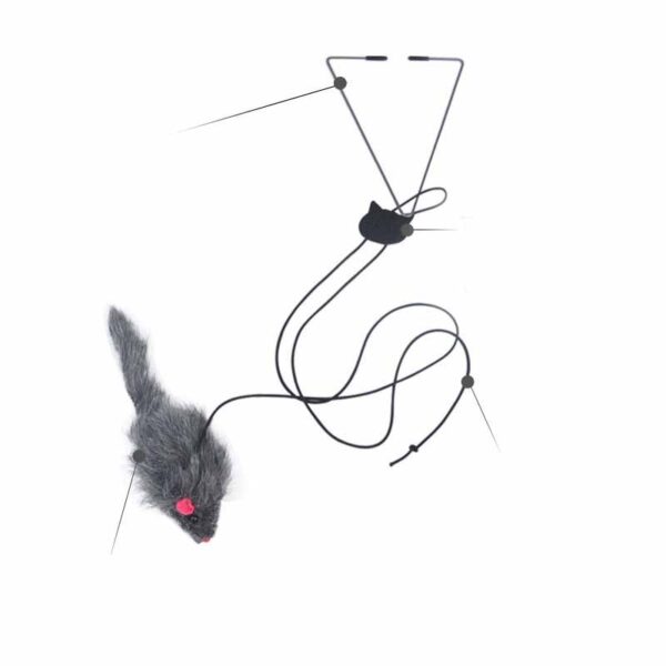 Pet Telescopic Hanging Door Small Mouse Pets Cat Toy - Image 9